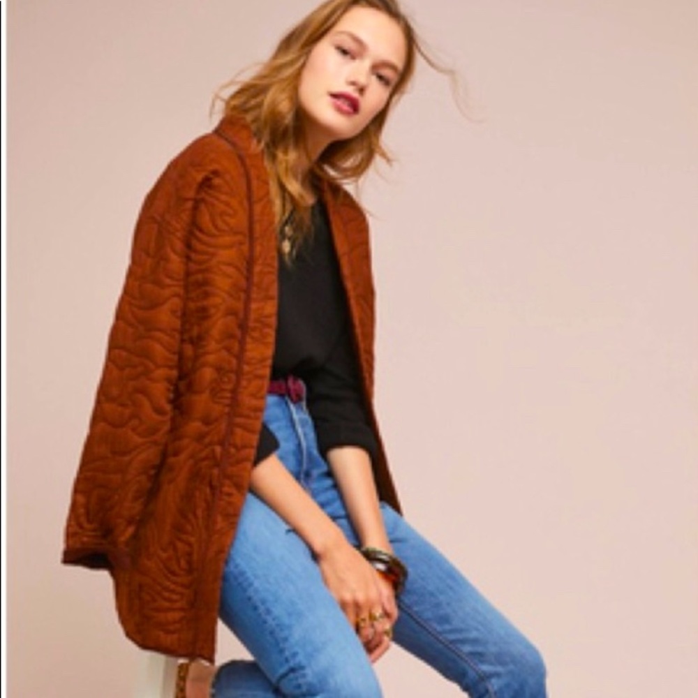 ISO: Anthropologie Quilted Kimono Jacket